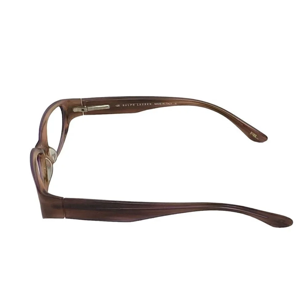 Ralph Lauren Eyeglass Frames 125 1438 Plum Eyeglasses Made in Italy Eyewear